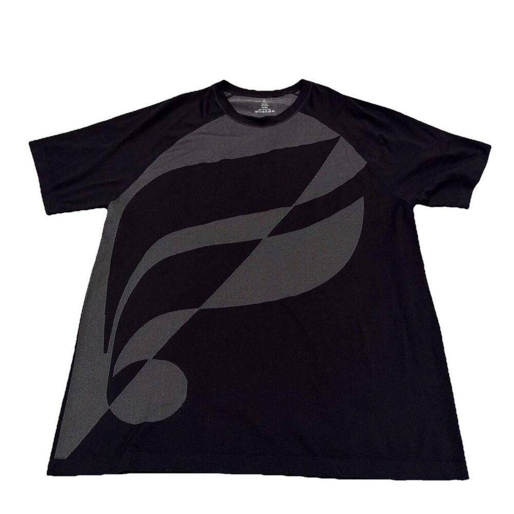 New NWT Mens Fabletics The Training Day Short‎ Sleeve T-Shirt Black XXL 2XL